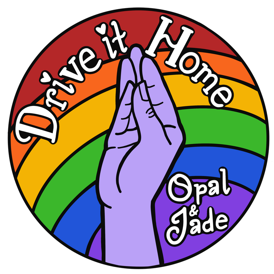 Drive it Home enamel pin