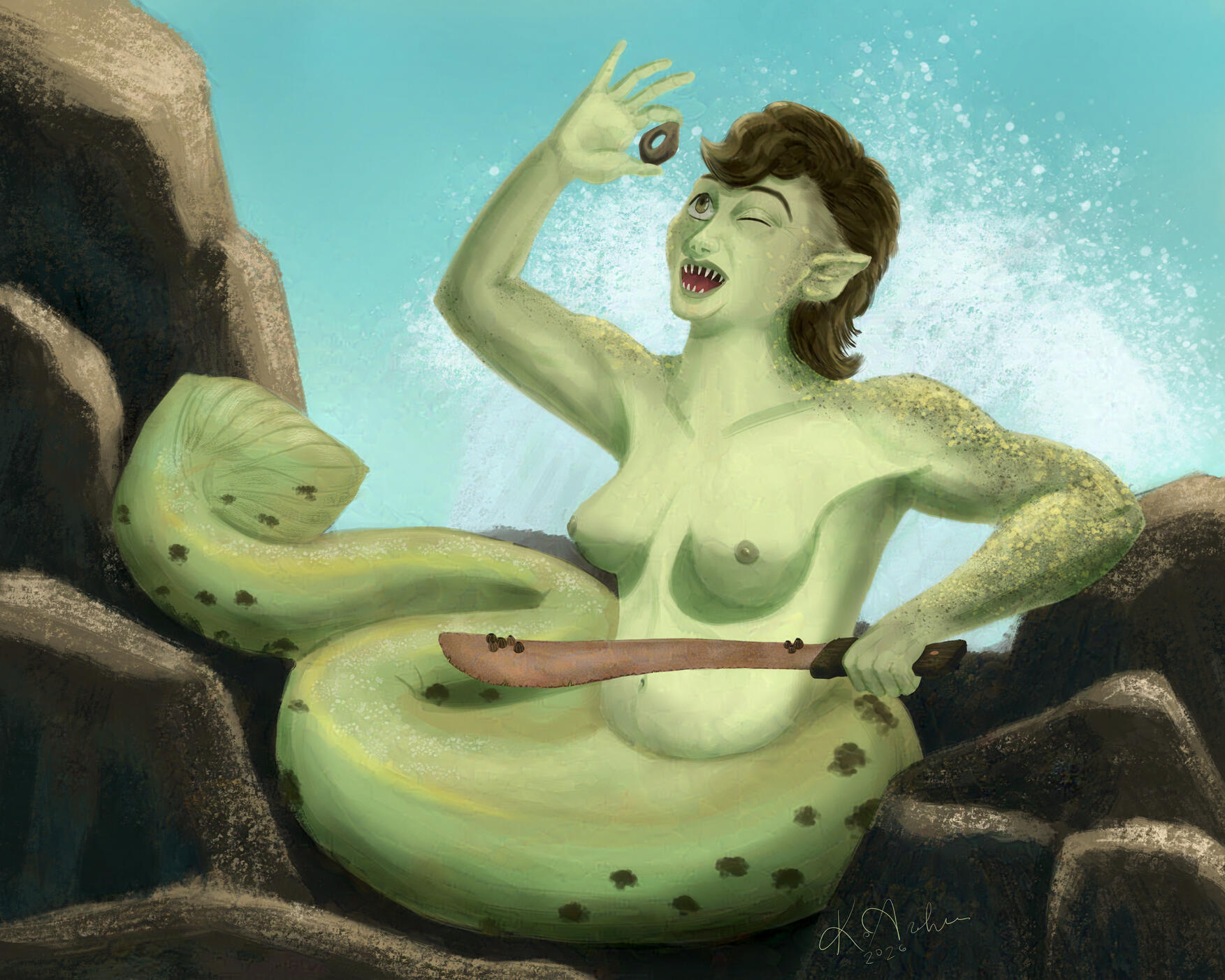 Machete Mermaid, personal project
